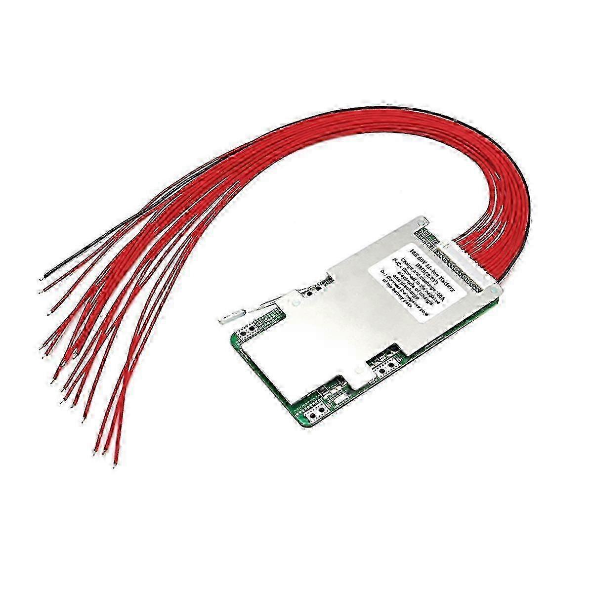 16S 60V 40A Li-Ion Battery Protection Board BMS 3.7V Same Port PCM 60V 20Ah 30Ah 50Ah 60Ah with Protection Function