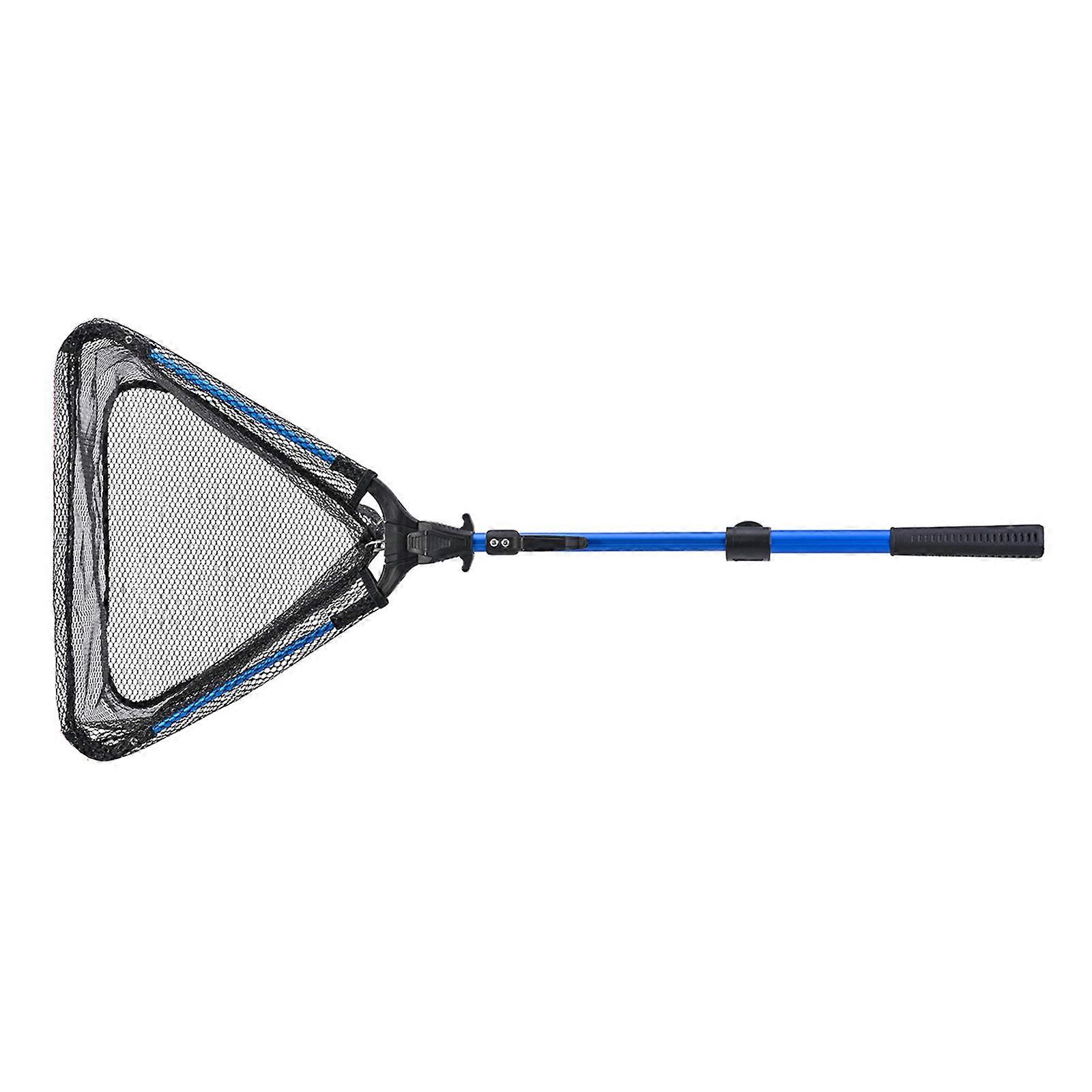 Fishing Landing Net Telescopic Folding Fish Landing Net Portable Retractable Fishing Net for Saltwater and Freshwater Multicolor