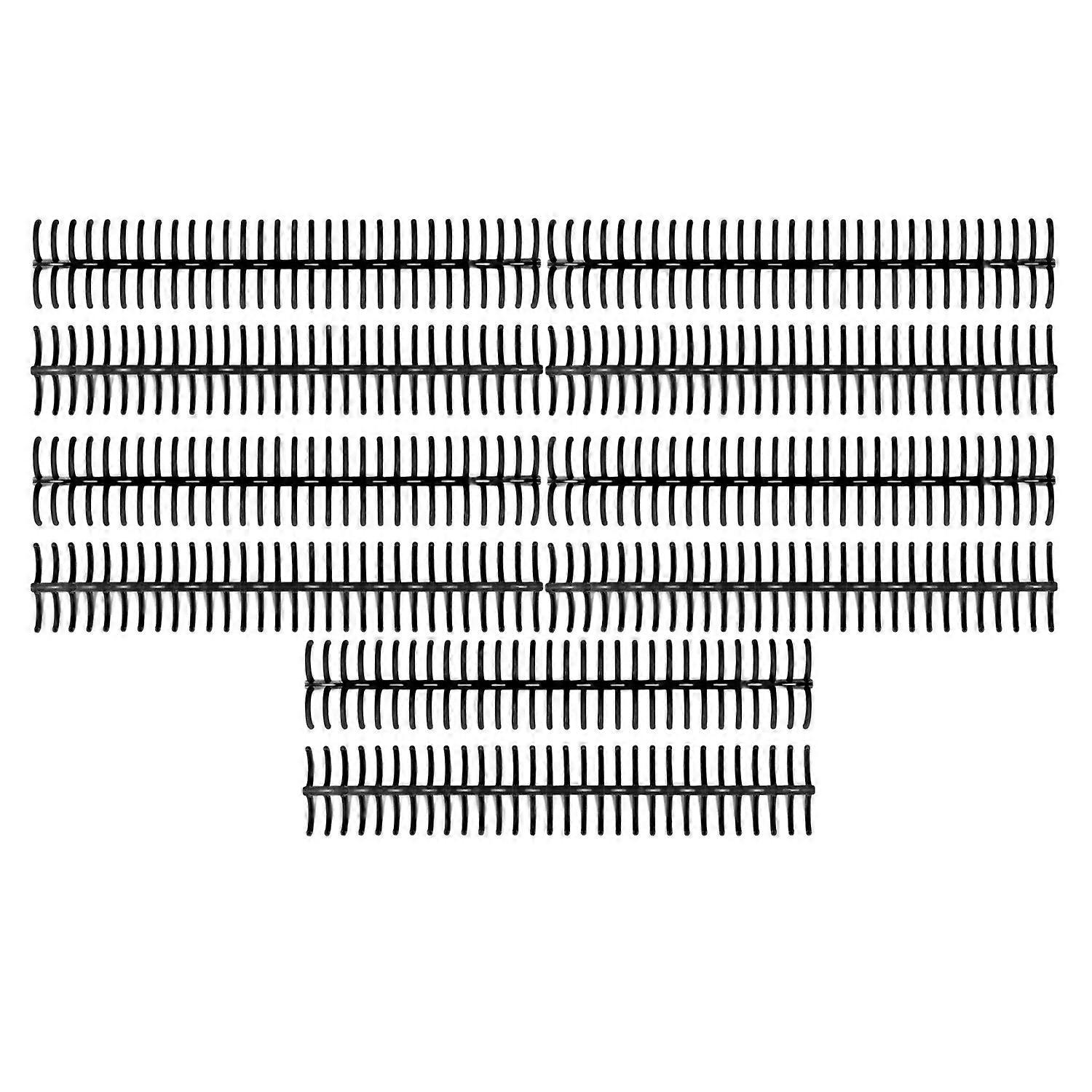 10PCS Plastic Binding Spines 19mm 30 Rings Comb Binder Compatible with A4 B5 A5 Paper Size 150 Sheet