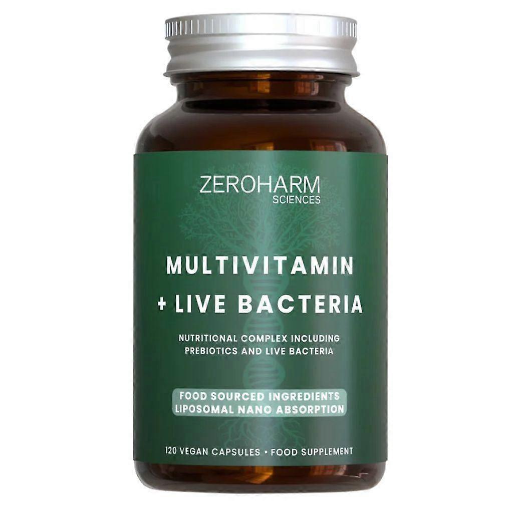 ZeroHarm Liposomal Multivitamin + Live Bacteria Capsules 120