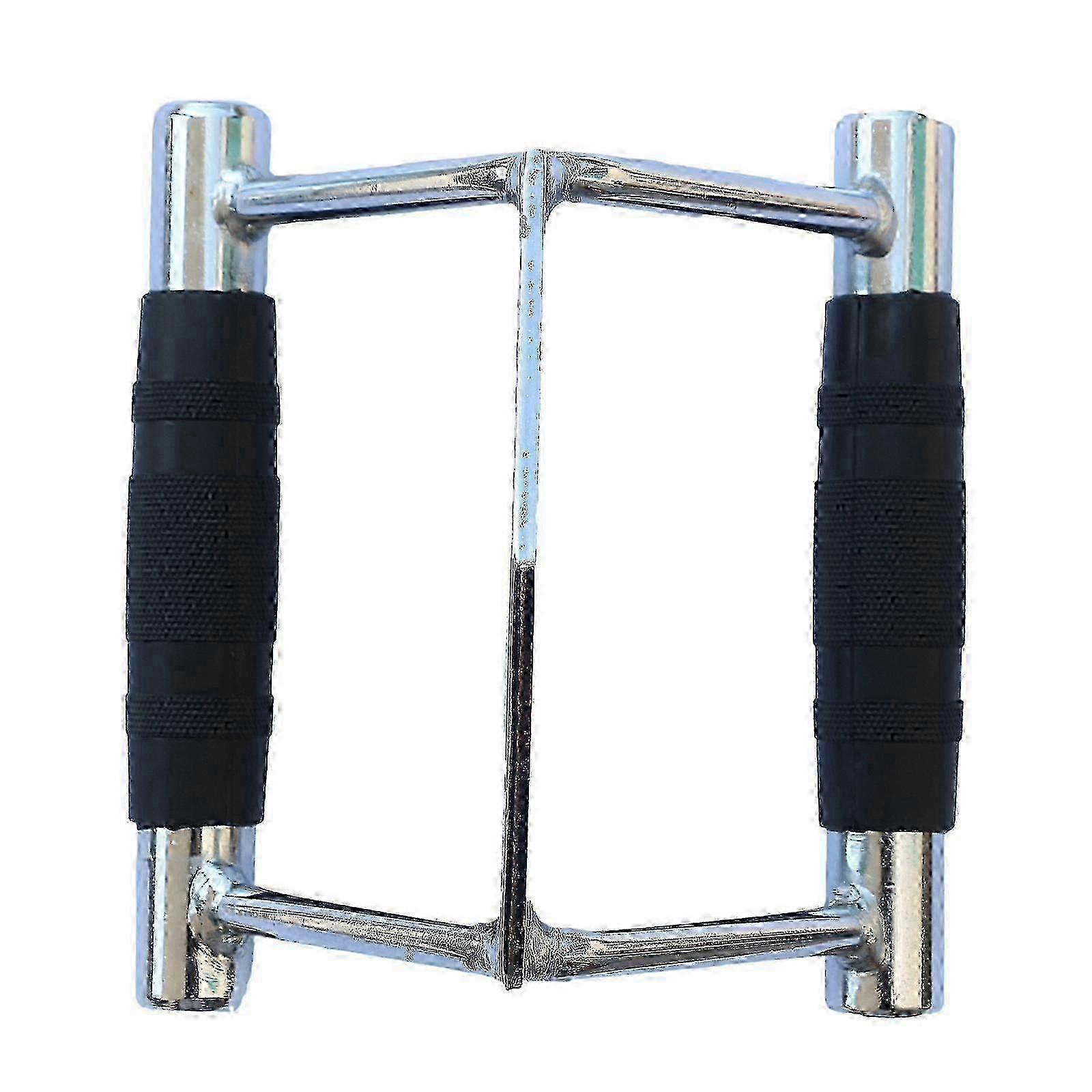 Double D Row Handle Steel Press Down Bar for Exercise Sports Tricep