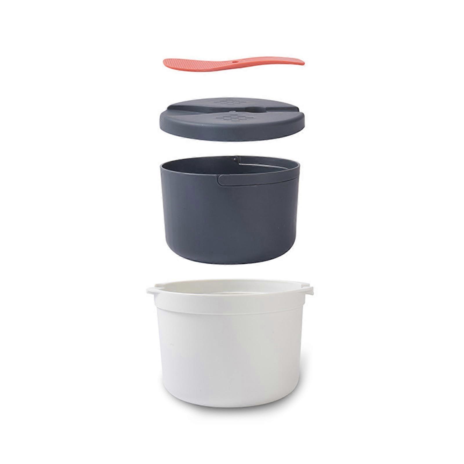 Time Saving Microwave Rice Maker Modern and Durable Microwave Cooker Multifunction Utensils for Students Professionals  orange color