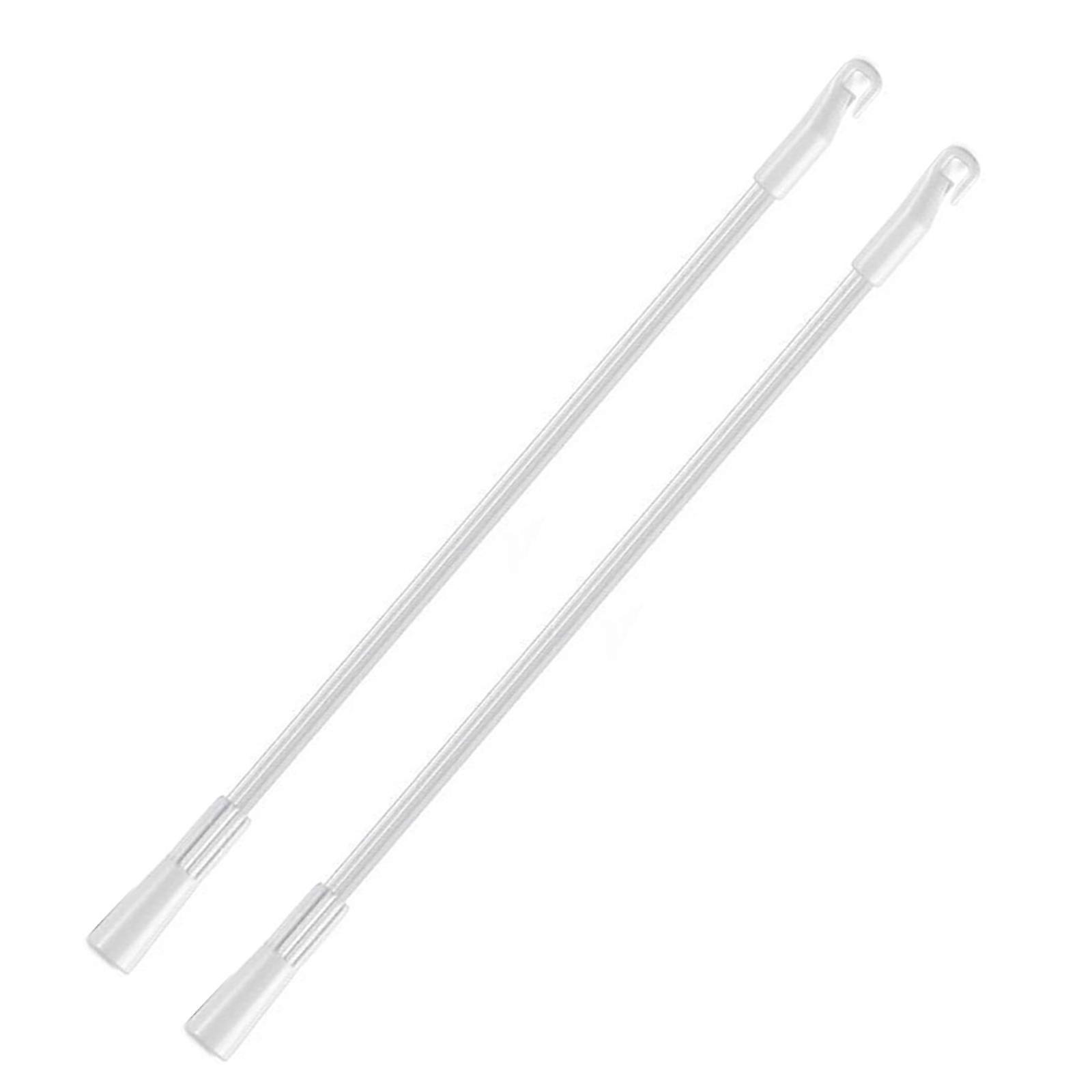 1Set 30CM Pull Rods for Blinds and Curtains with Easy Installation Hooks, Home Window Decoration Multicolor