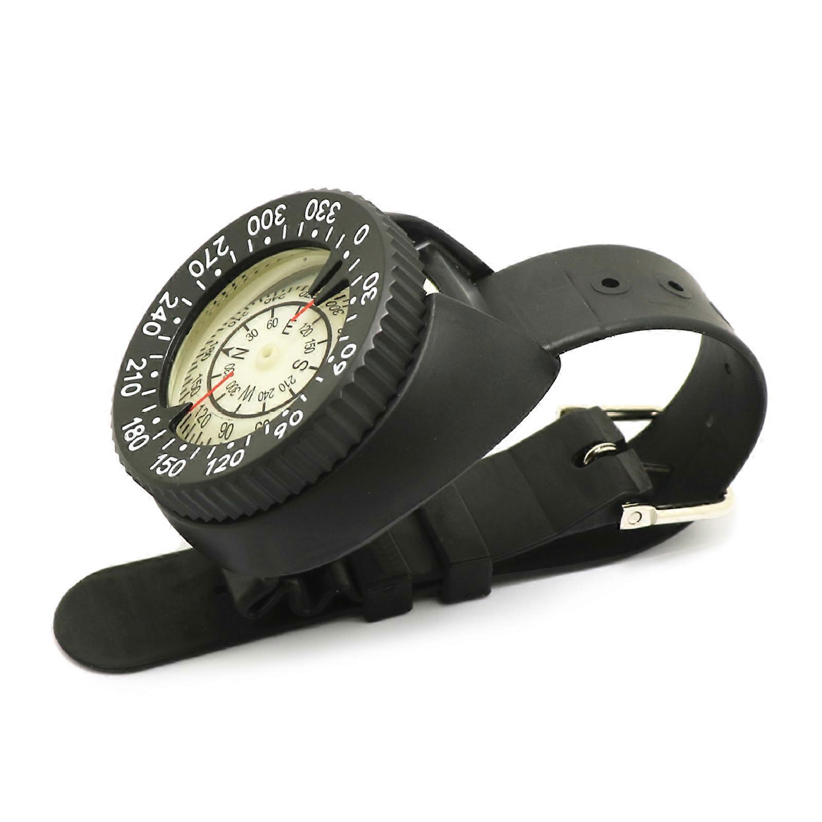Professional Diving Navigations Compasses Waterproofs Luminously Dials Compasses  Adjustable Strap Sighting Compasses Multicolor