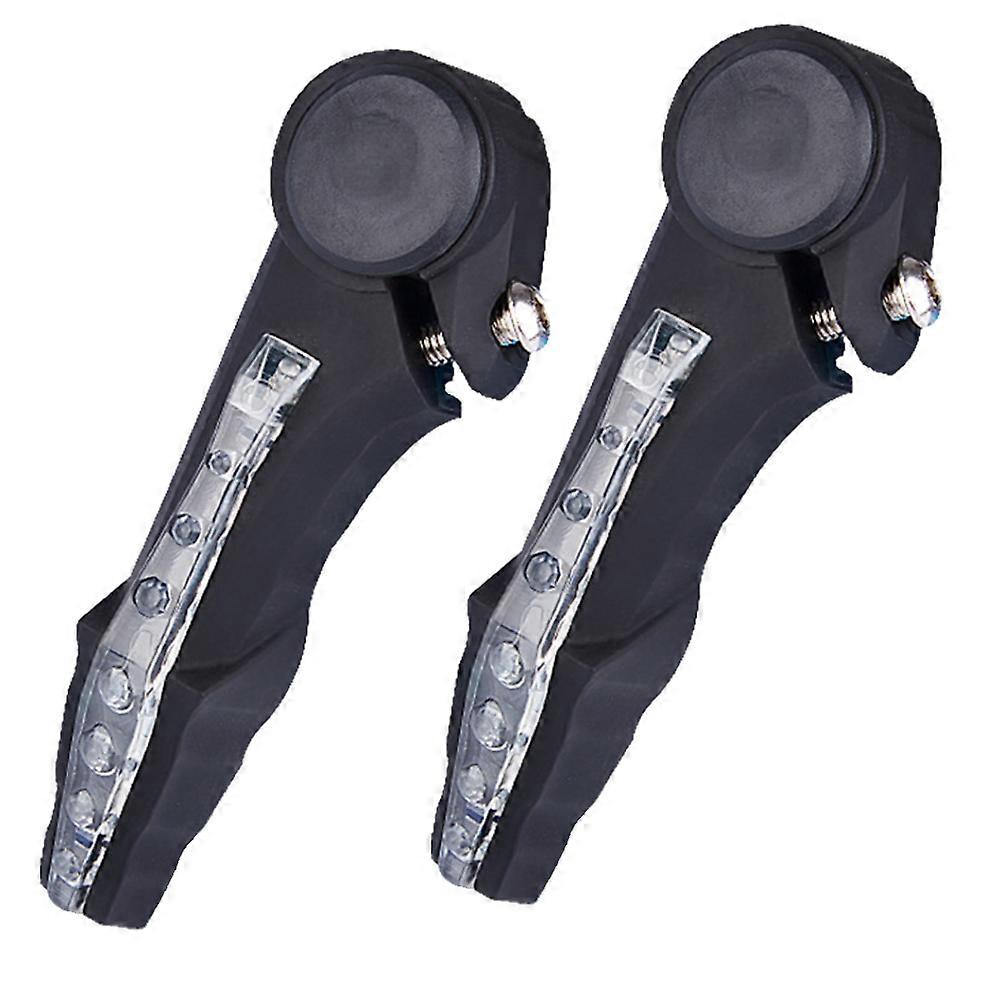 Bike Handle Bar End Light for Cycling 2Pairs Handlebar LED Turn Flash Light