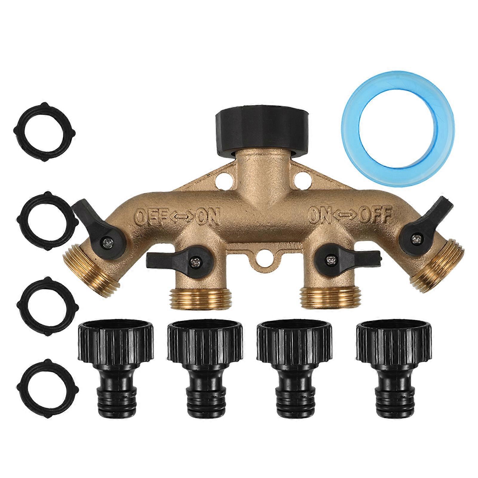 Durable Brass Garden Hose Splitter for Garden Use Hose Connector