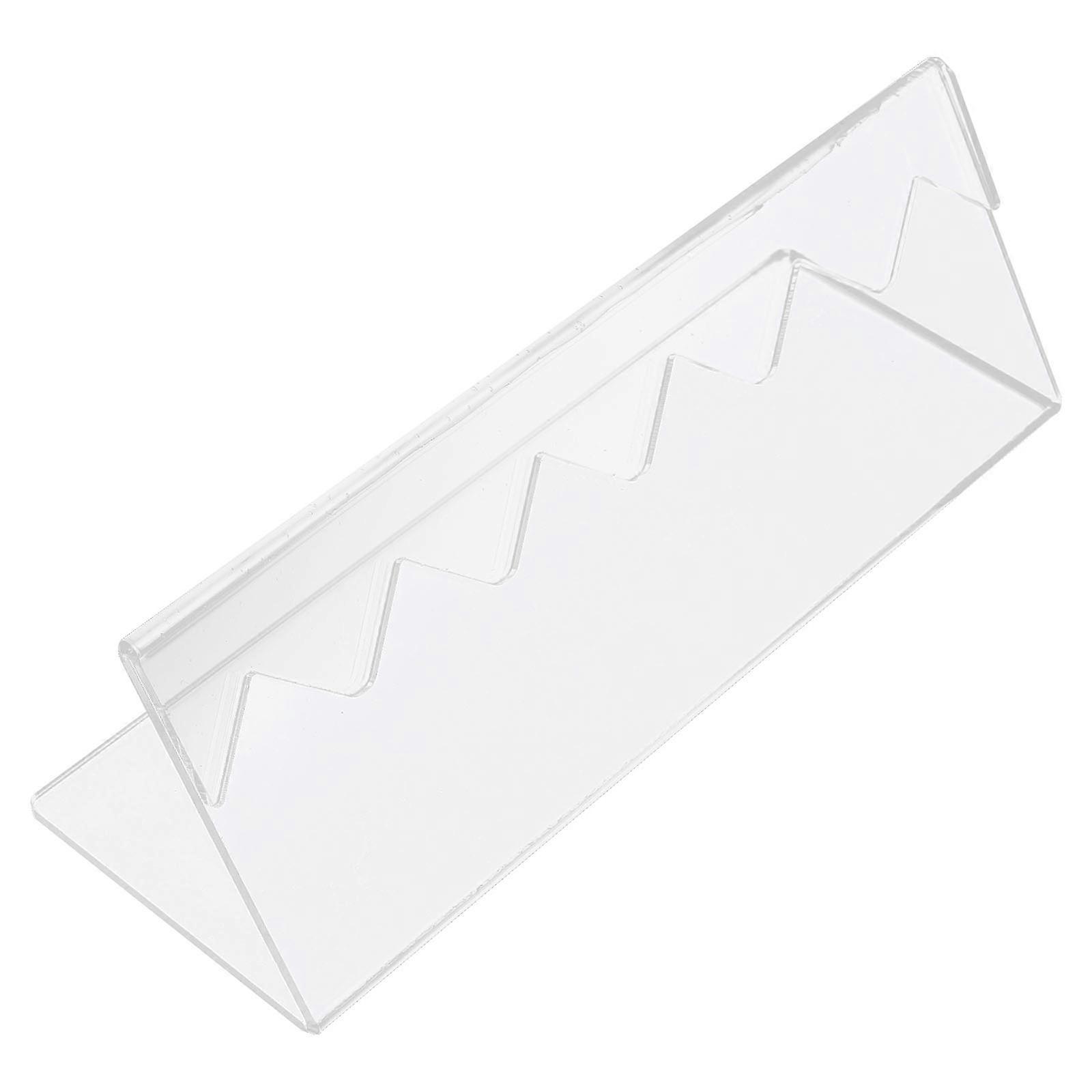 Coin Storage Rack Transparent Acrylic Stand for Displaying Coins