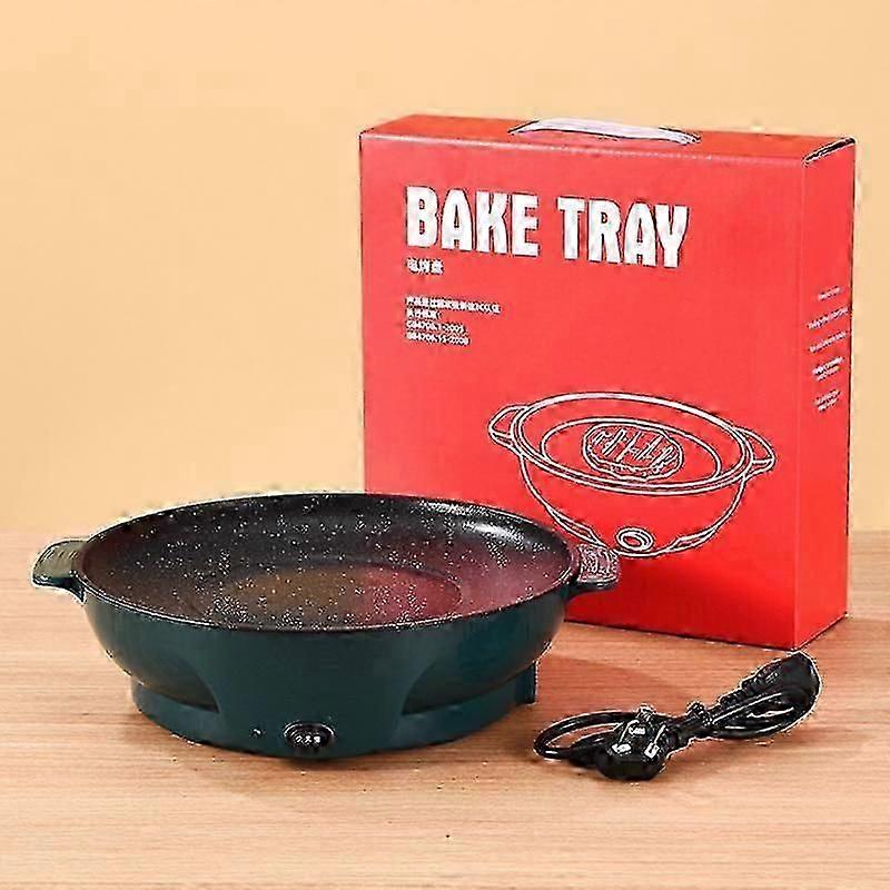 مقلاة كهربائية بدون دخان شواء ستيك مقلي سمك عجة مقلاة طباخ غير لاصق