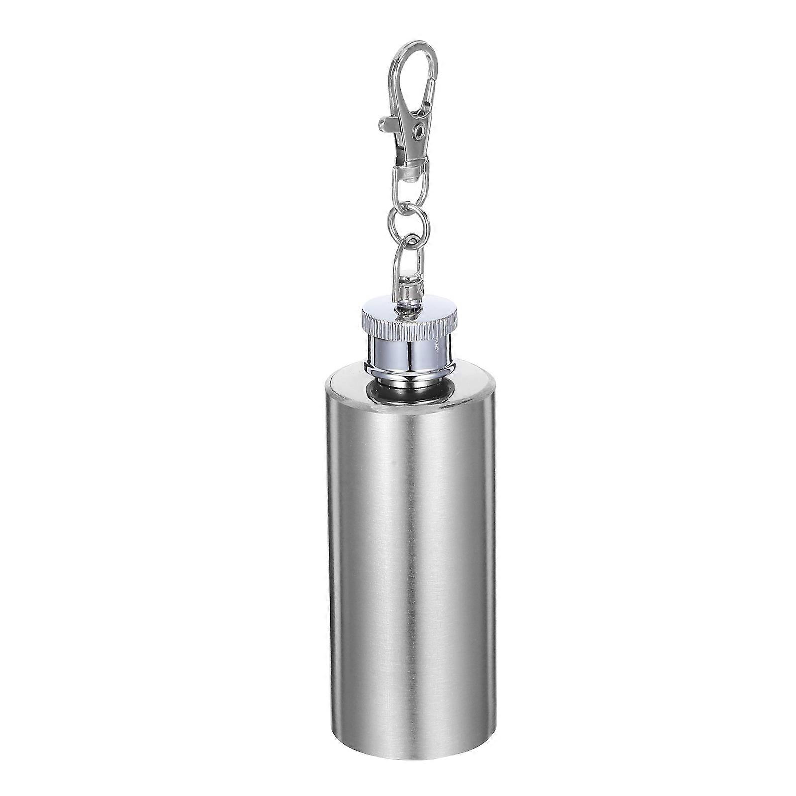 Mini Flask Stainless Steel for Storage 2 Oz Keychain Portable Flask