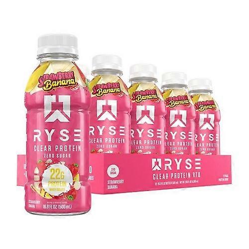 Ryse Supplements Ryse Clear Whey Strawberry Banana, 500 Ml (Pack Of 12)