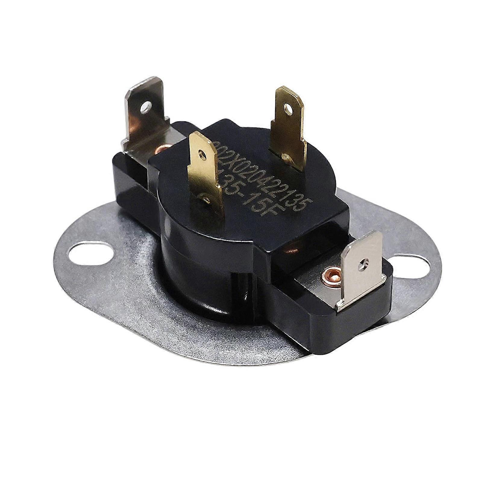 Easy Installation Dryer Thermostat 134048800 Simple Setup Using Basic Skills Improves Drying Performances ABS and Metal Multicolor