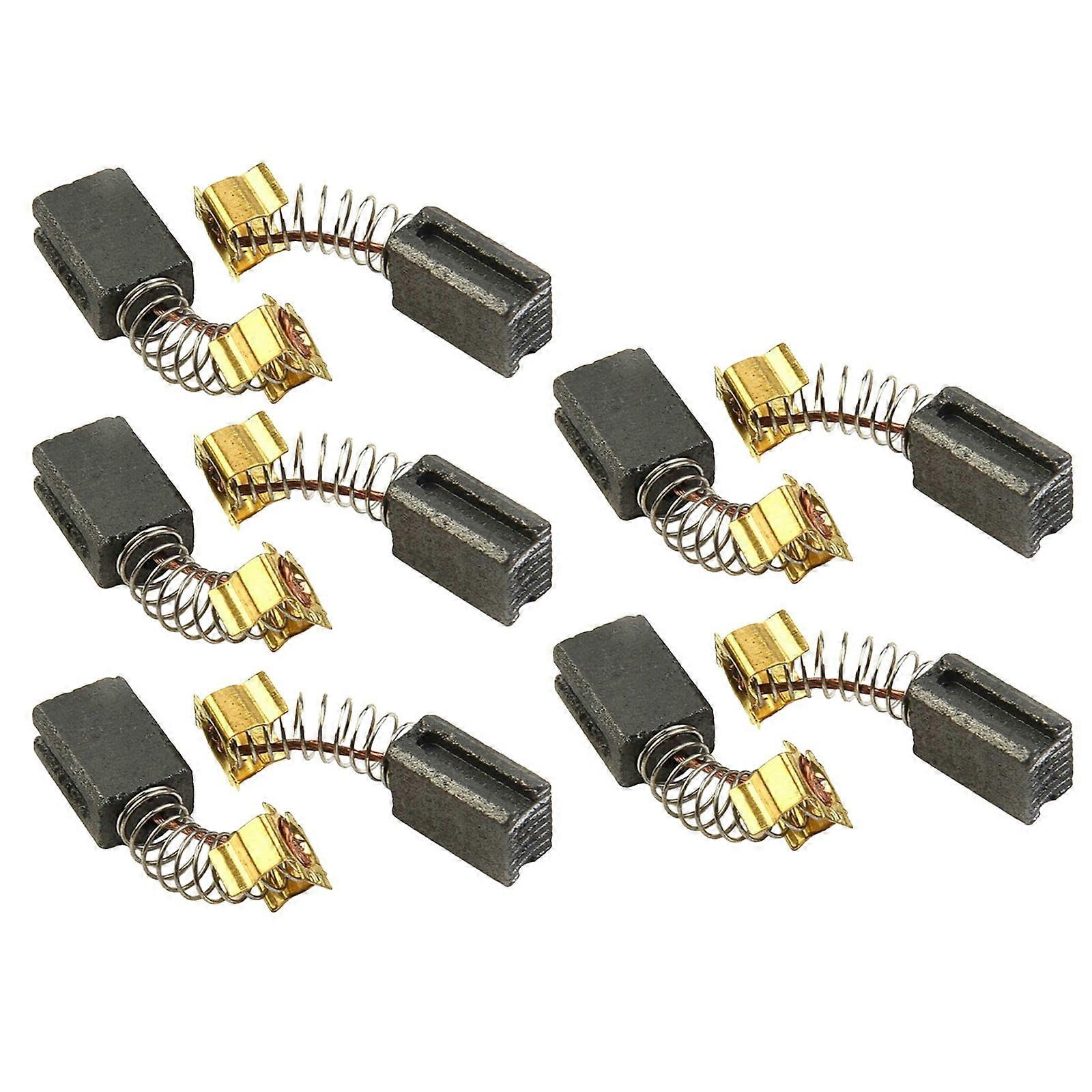 10Pcs Power Tool Motor Coal Brushes Feathered Motorbrush Drill