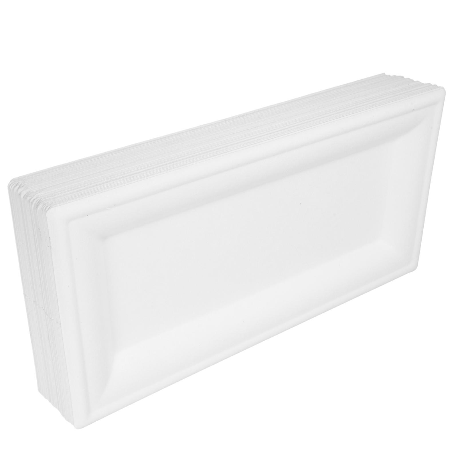 Once Hard Paper for Party Use 50Pcs White Paper