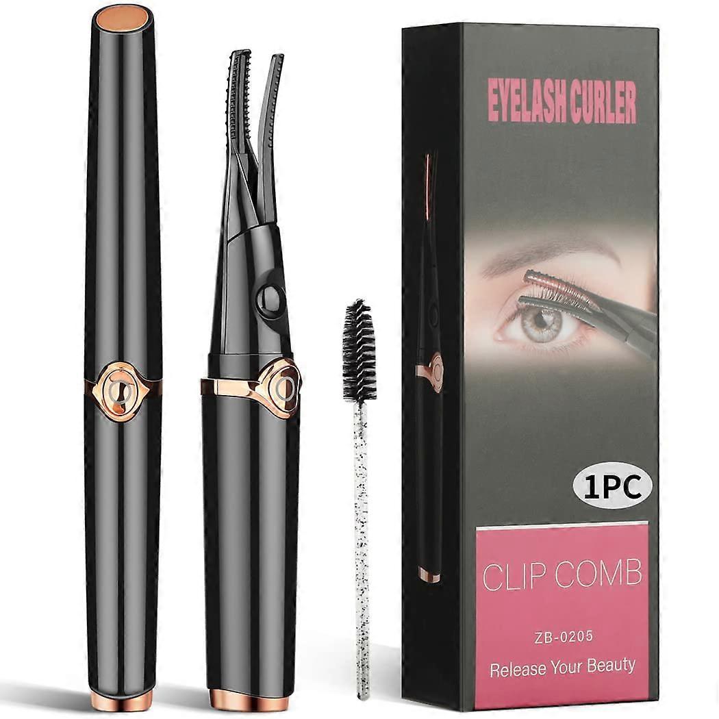 Heated Eyelash Curler USB Rechargeable with 3 Temperature Modes Fast Heating LongLasting Curl