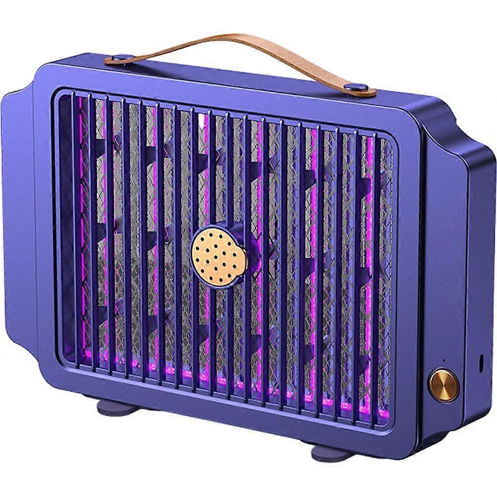 Bug Zapper Outdoor Rechargeable with DualSided Net, Indoor Mosquito Killer Lamp for Home and Patio