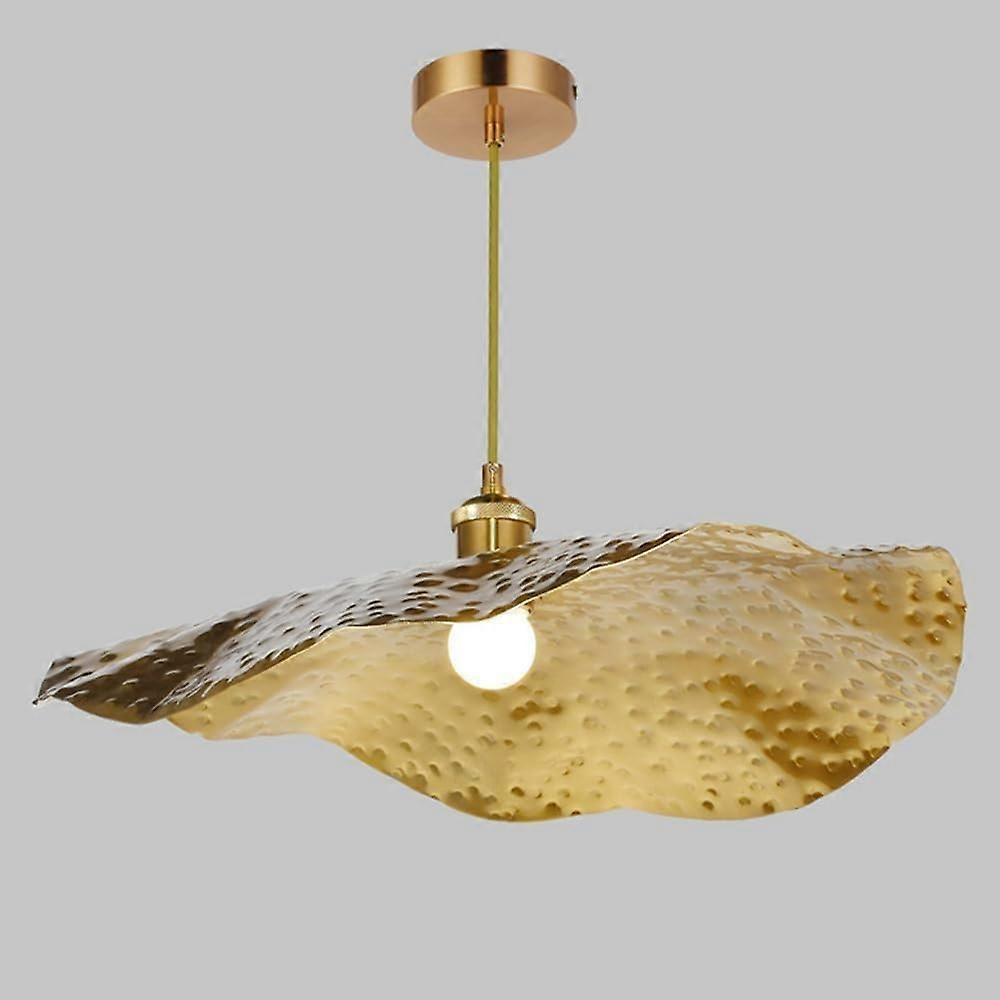Yellow Travertine Pendant Light with Unique Natural Stone, ThreeColor LED and Adjustable Height