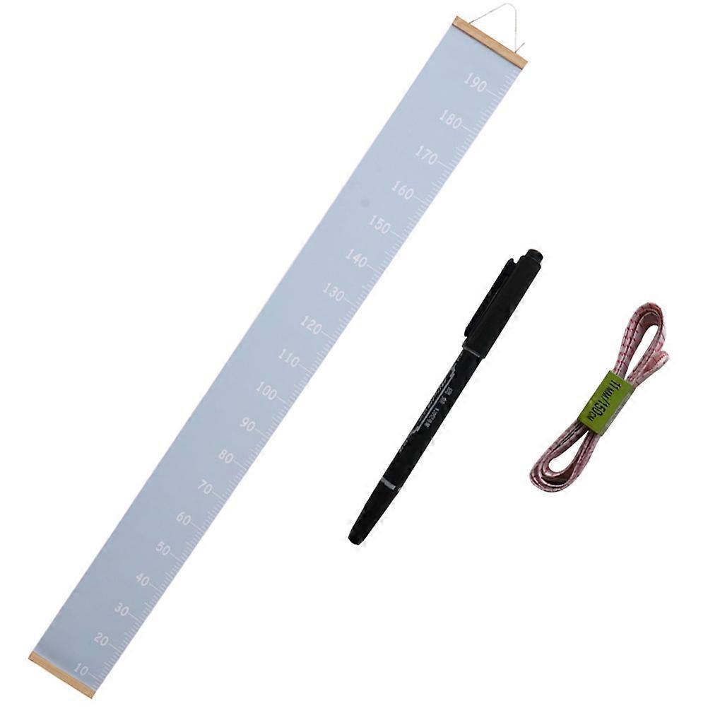 Growth Chart for Kids Hanging Height Measurement Ruler with 5Sets Decor