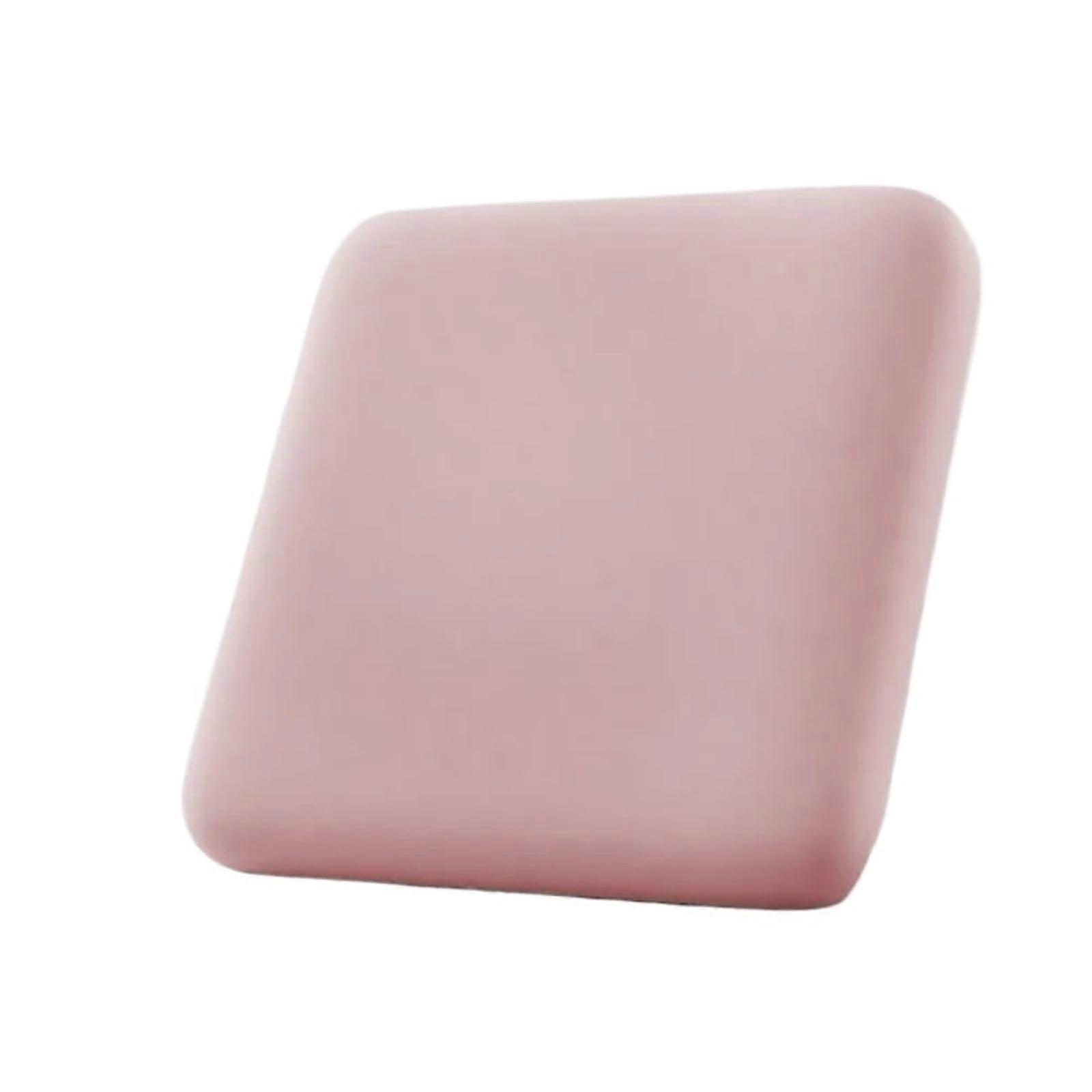 Memory Foam Seat Cushion with DoubleLayer Support, Breathable AntiSlip Office Chair Pad Pink 45x45x4cm