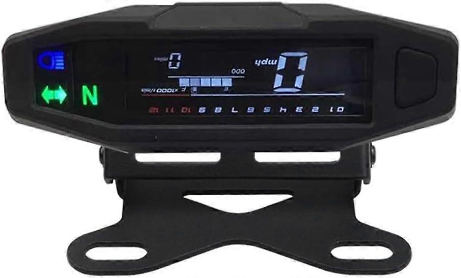 Motorcycle Speedometer Bracket Aluminum Odometer Mount Easy Install Universal Black Gauge Holder