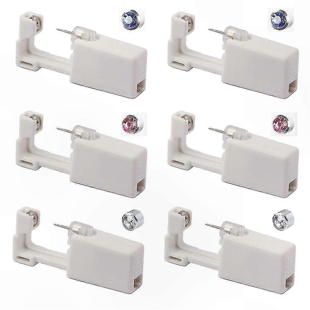 6-Piece Ear Piercing Kit with Studs, Disposable Tool for Safe and Comfortable Use