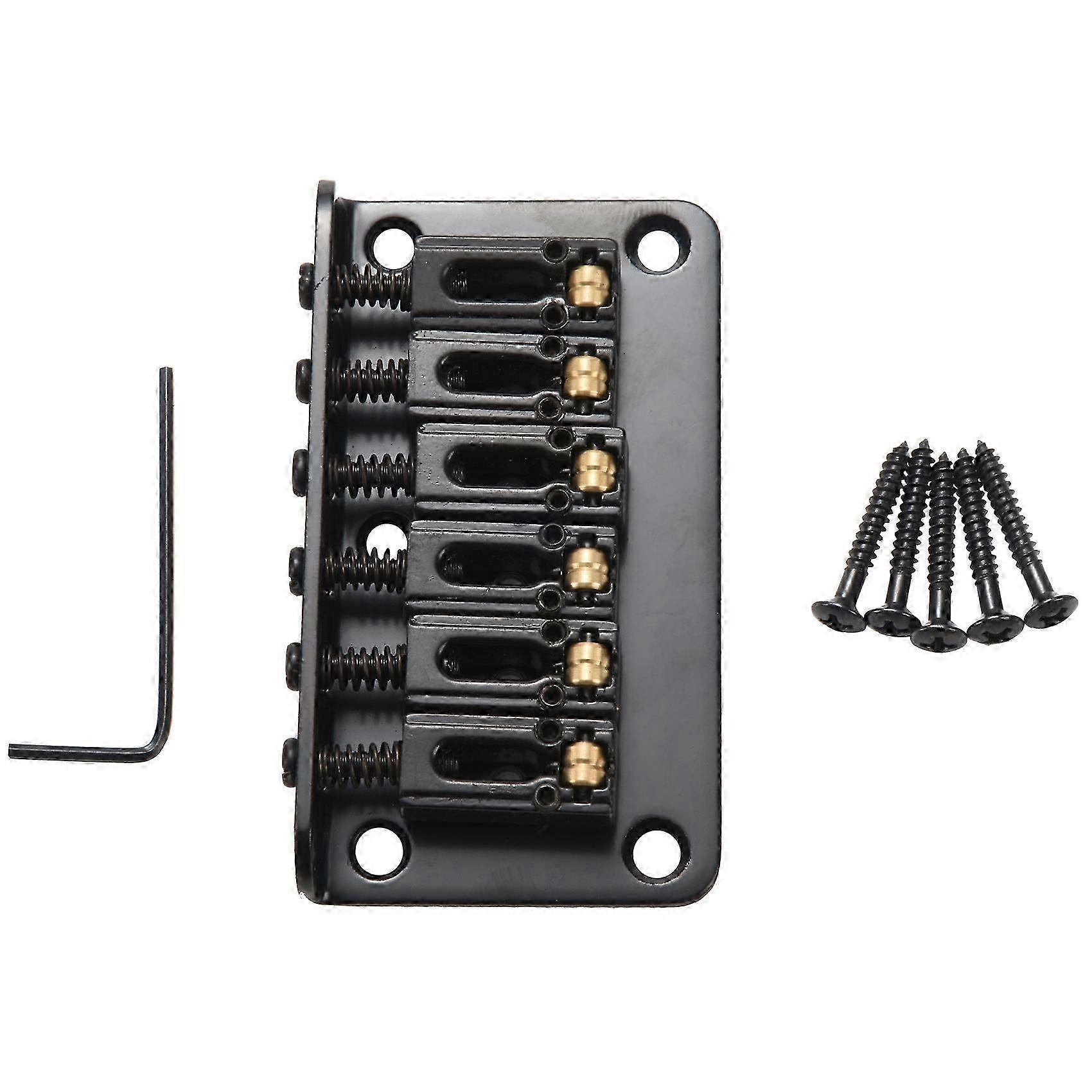 Hardtail Guitar Bridge (6-String, Body Through)-JJ