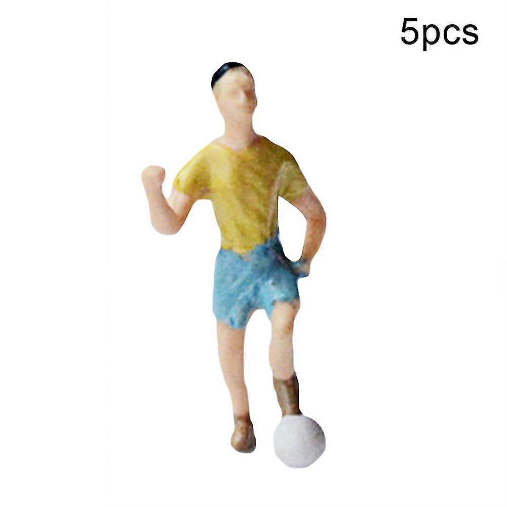 5pcs 1/43 1/87 Mini Construction Worker Figure Train Model Diy Sandbox Accessory