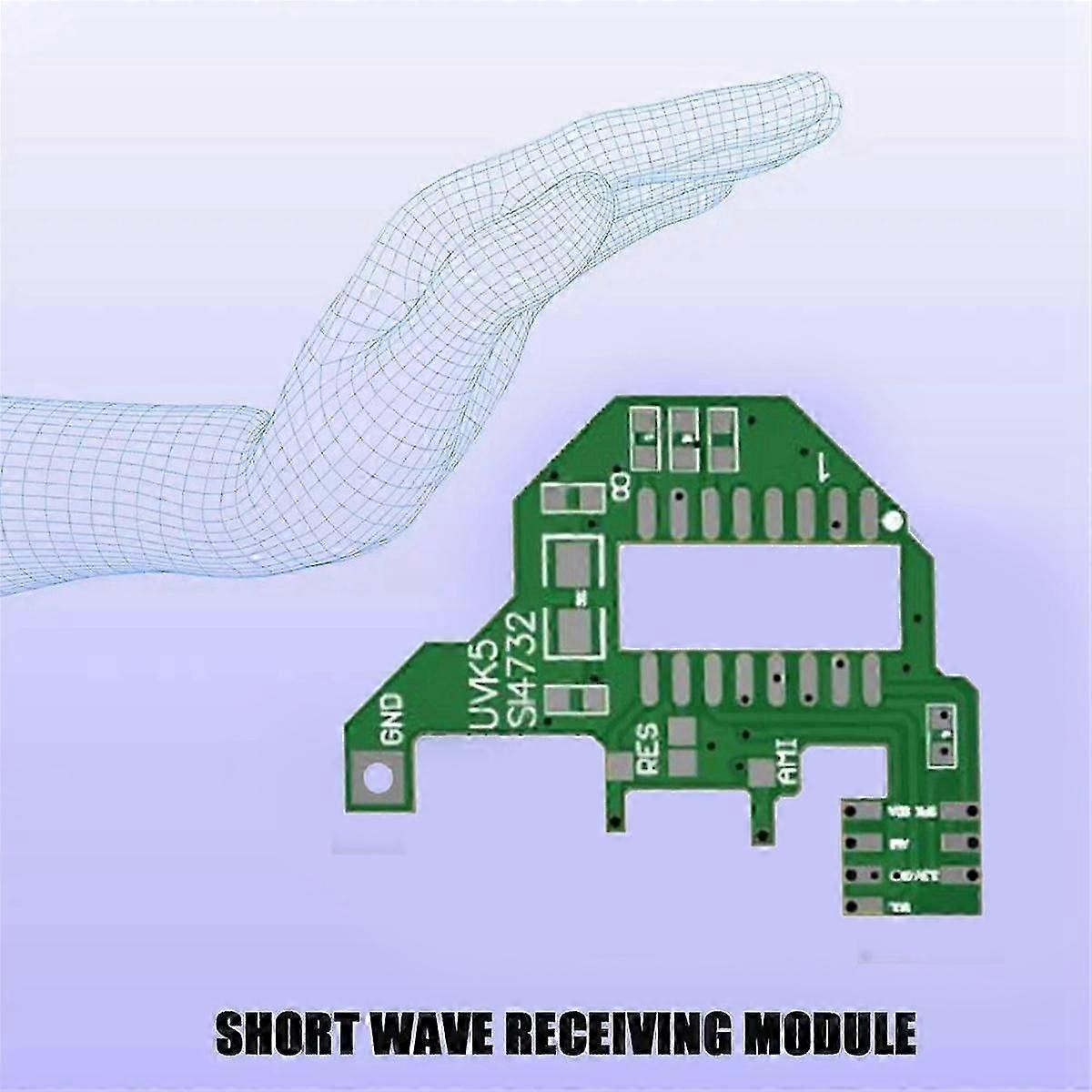 SI4732 Module+2XDonut Antenna+Programming Cable Shortwave Modification Module V2 FPC Version for UV-K5 UV-K6
