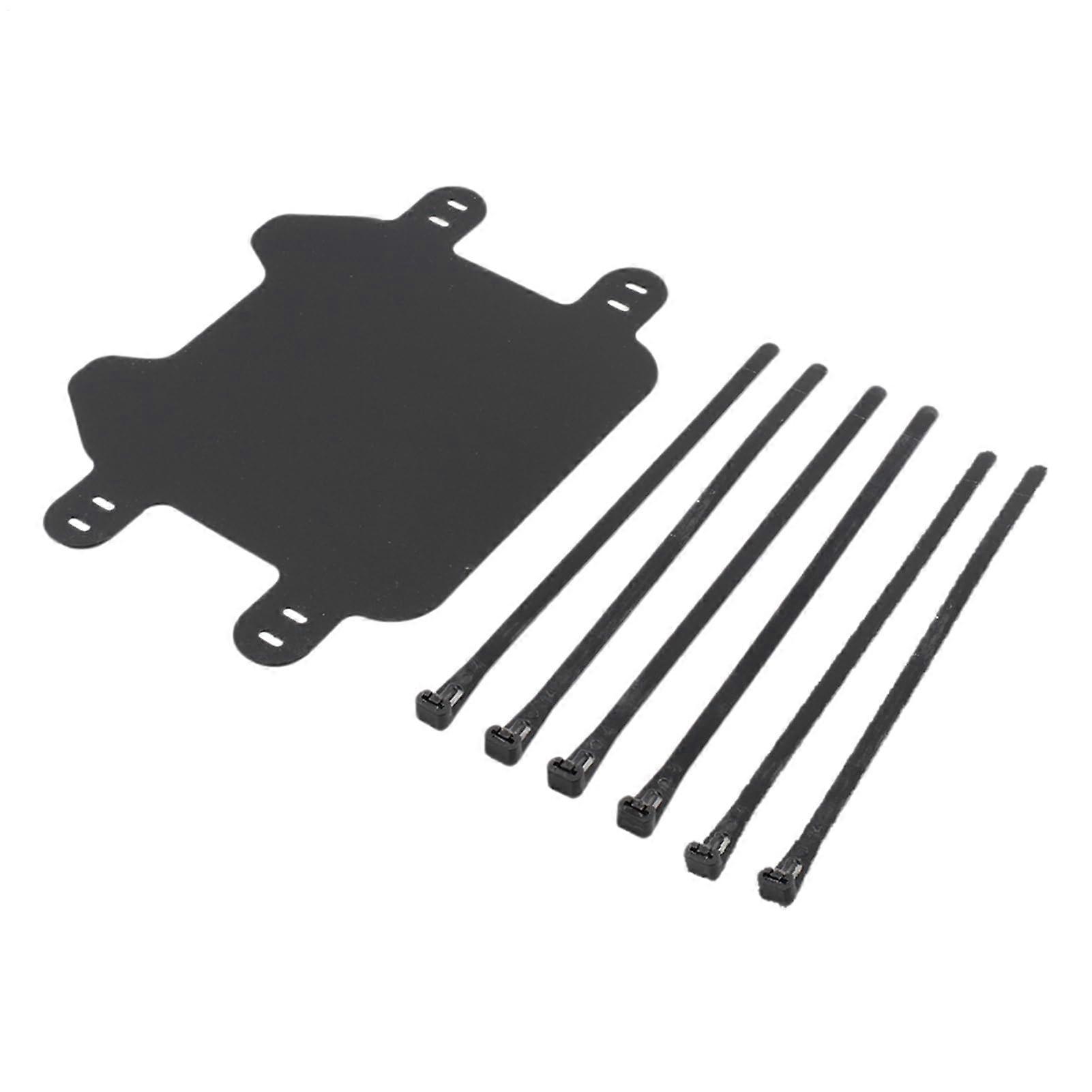 Adjustable Motorcycle License Plate Holder with Durable ABS Tag Mount for Universal Fit