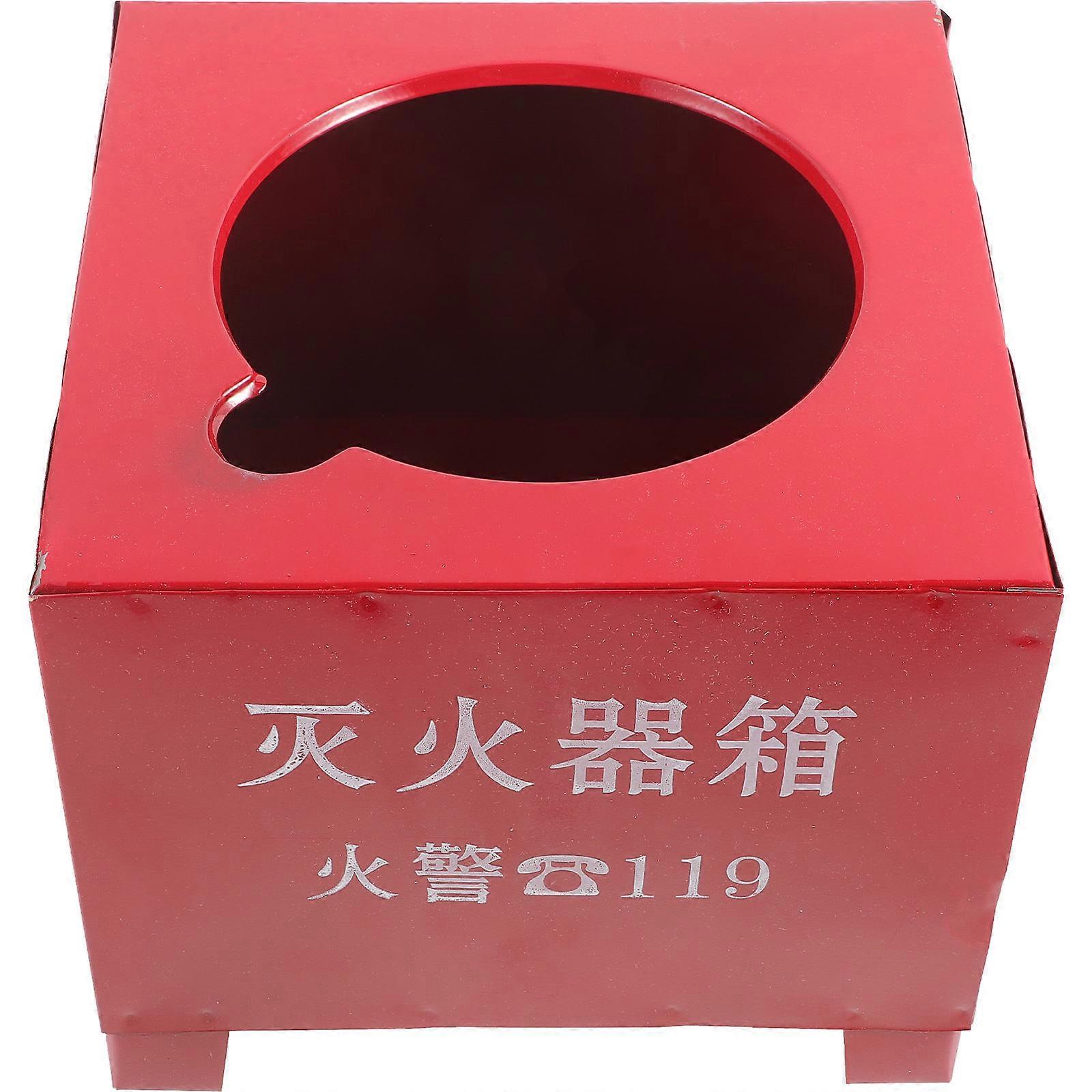 Fire Extinguisher Mount Bracket Fire Extinguisher Base Iron Red for 1Pack