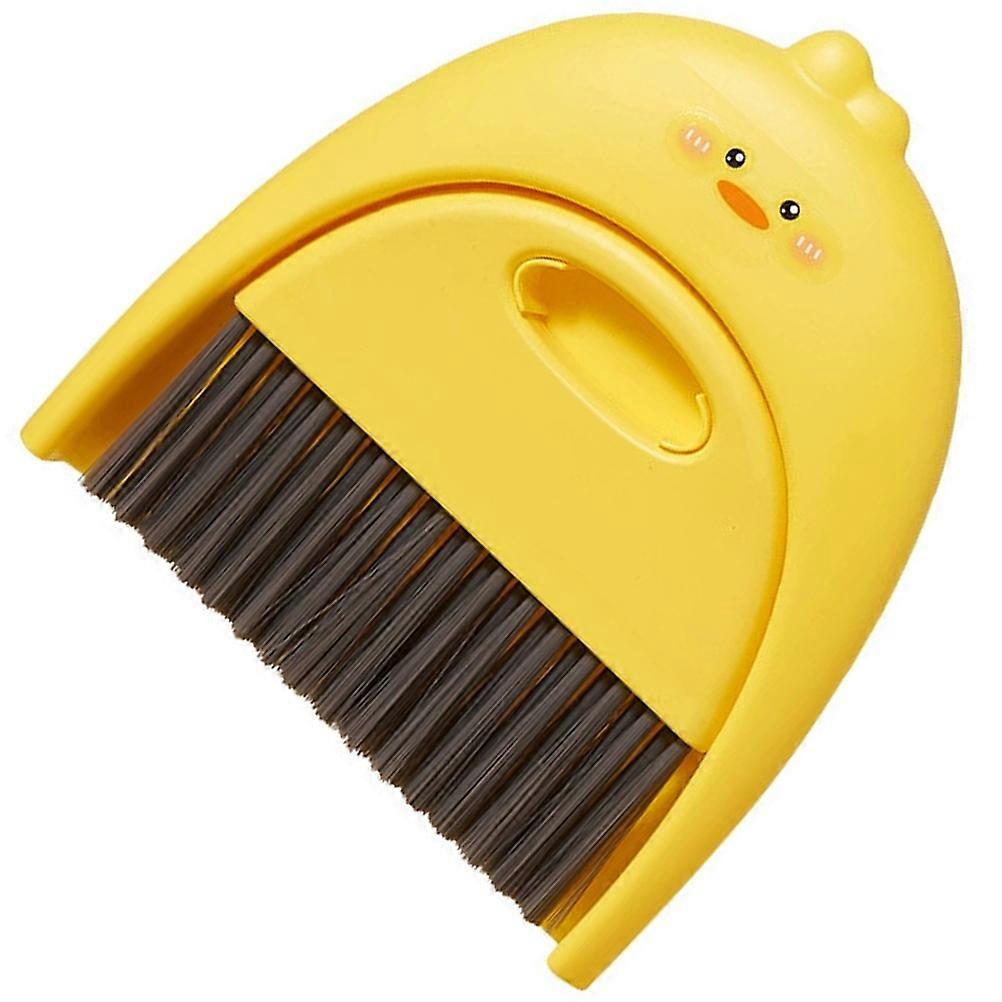 Cartoon Mini Broom and Dustpan Set for Desktop Cleaning 1Set