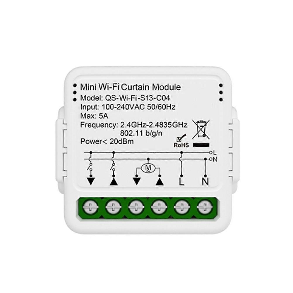 Smart Life Curtain Switch Module Roller Shutter Controller APP Remote Control Percentage Function for Home WIFI