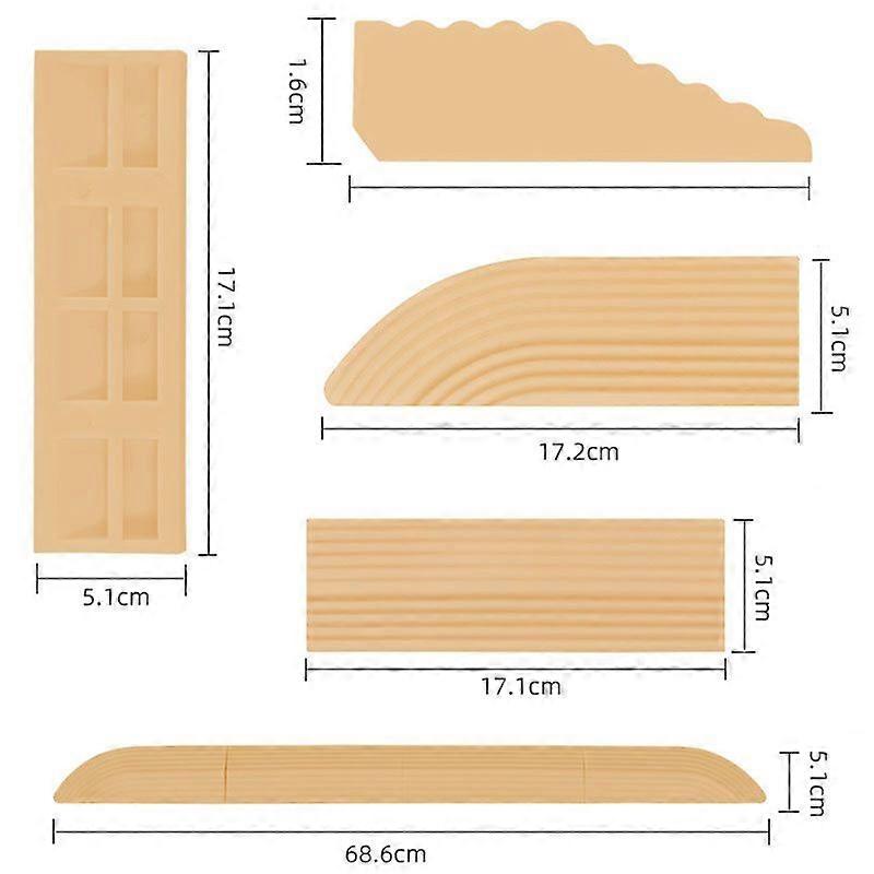 Replacement Threshold Bars Step Ramp Climbing Mat Kit For Ecovacs Narwal Robot