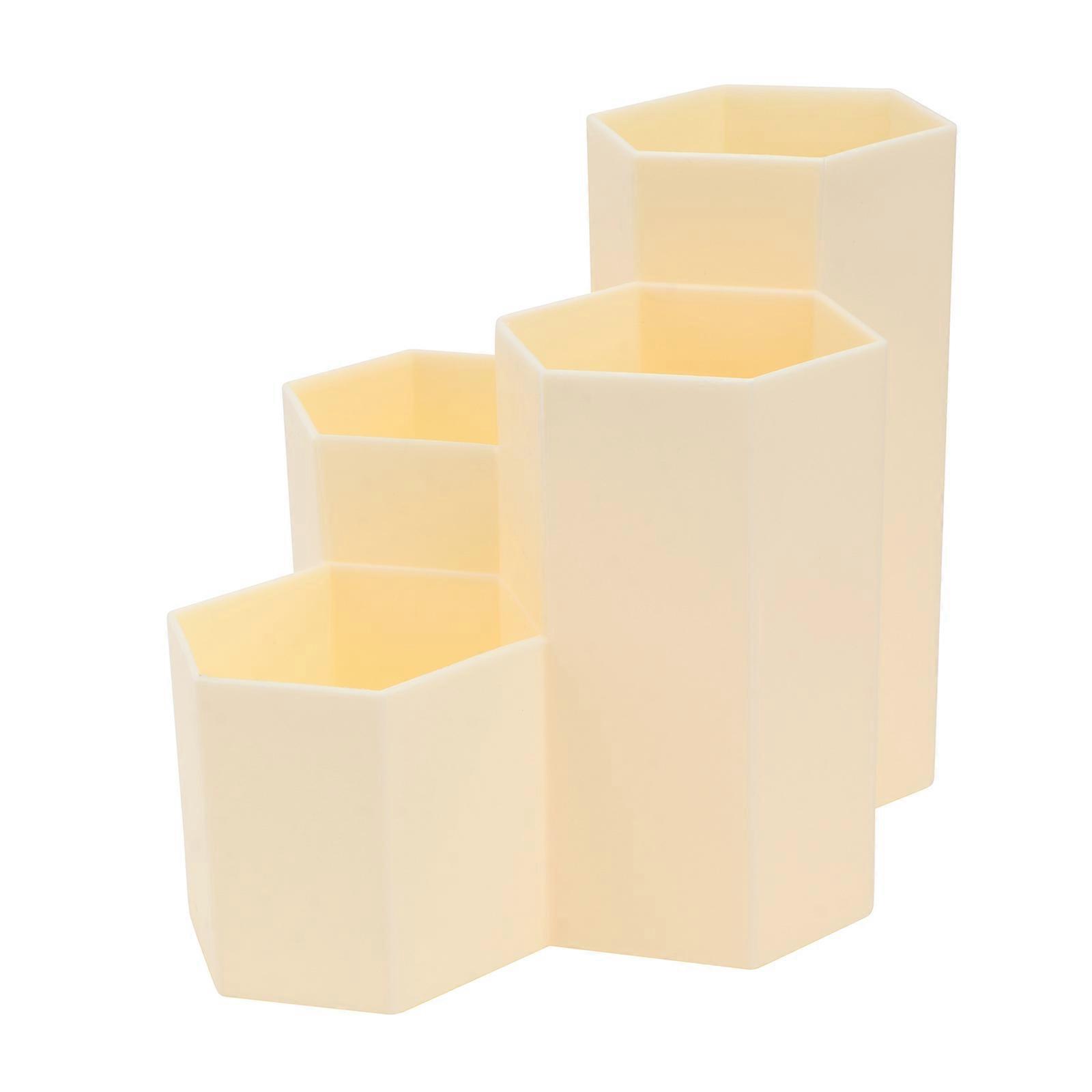 Multipurpose Desktop Hexagonal Pen Holder for Organizing 1Pcs Container