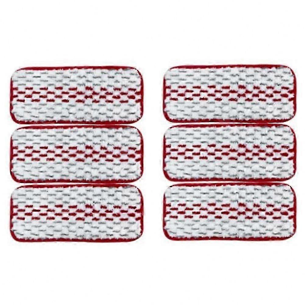 6-Pack Microfiber Mop Pads Compatible with Easy Clean Mops Accessories