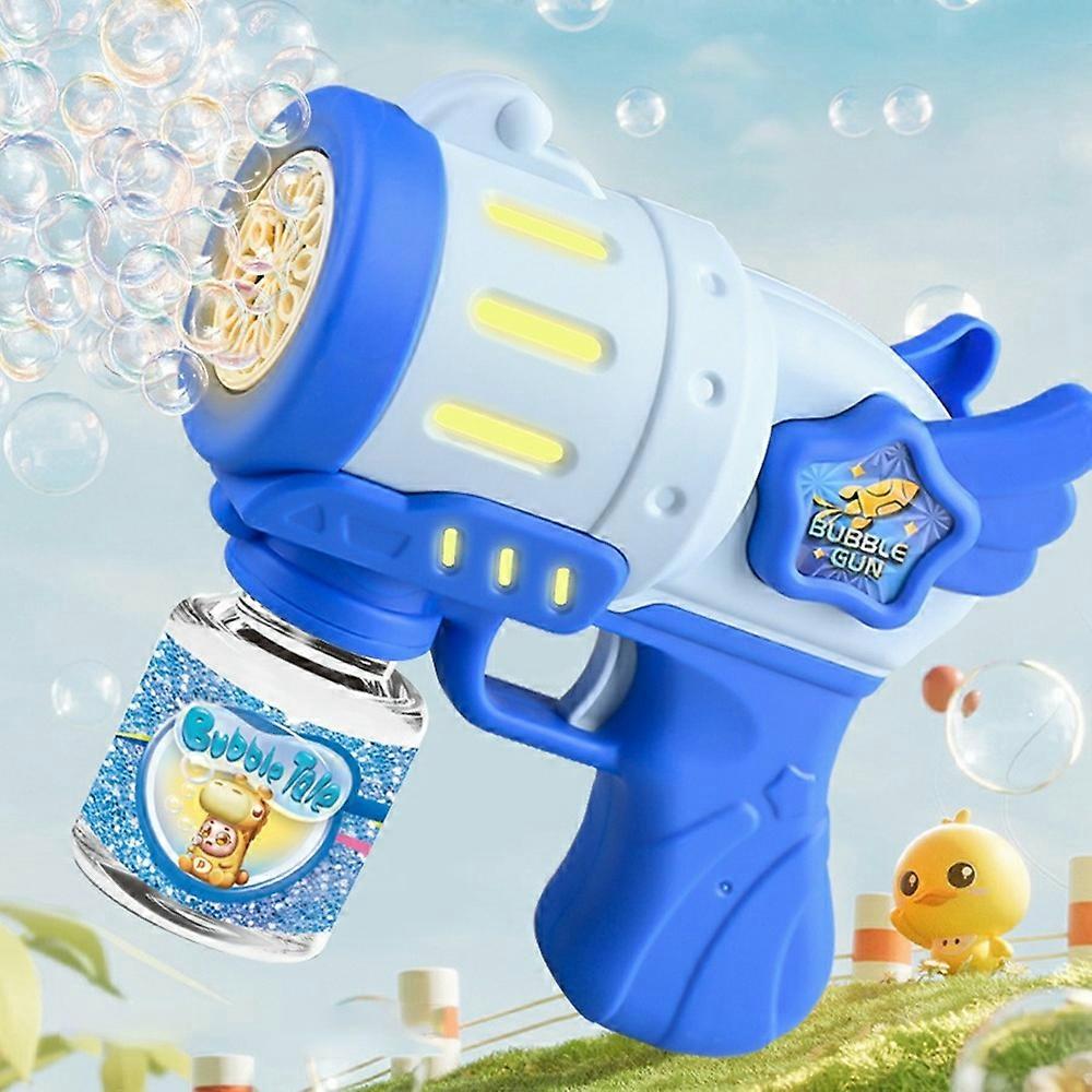 333-18 Bubble Machine Toy Electric Handheld Automatic Multi-Hole Bubble Gun for Kids