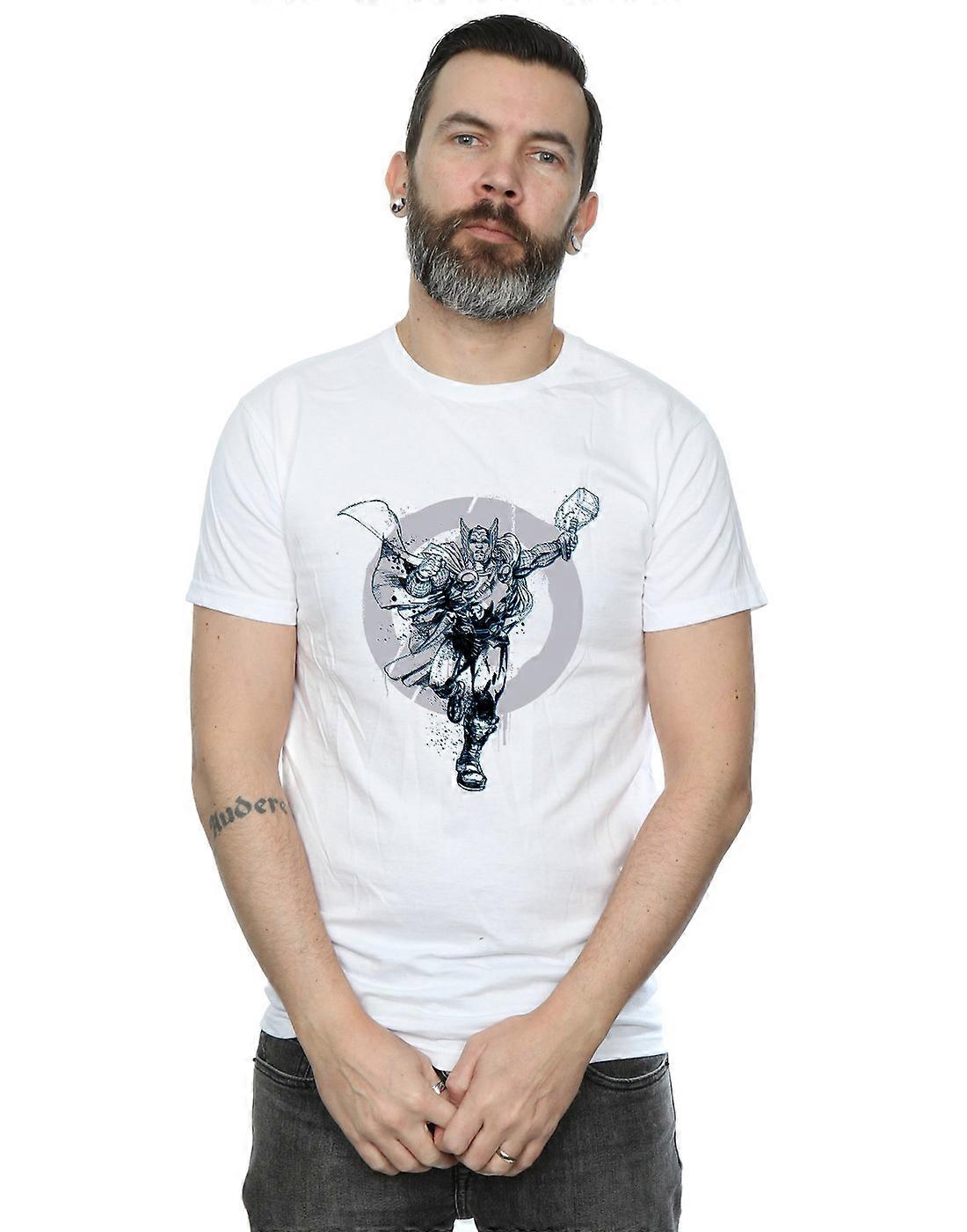 Marvel miesten Thor Circle T-paita
