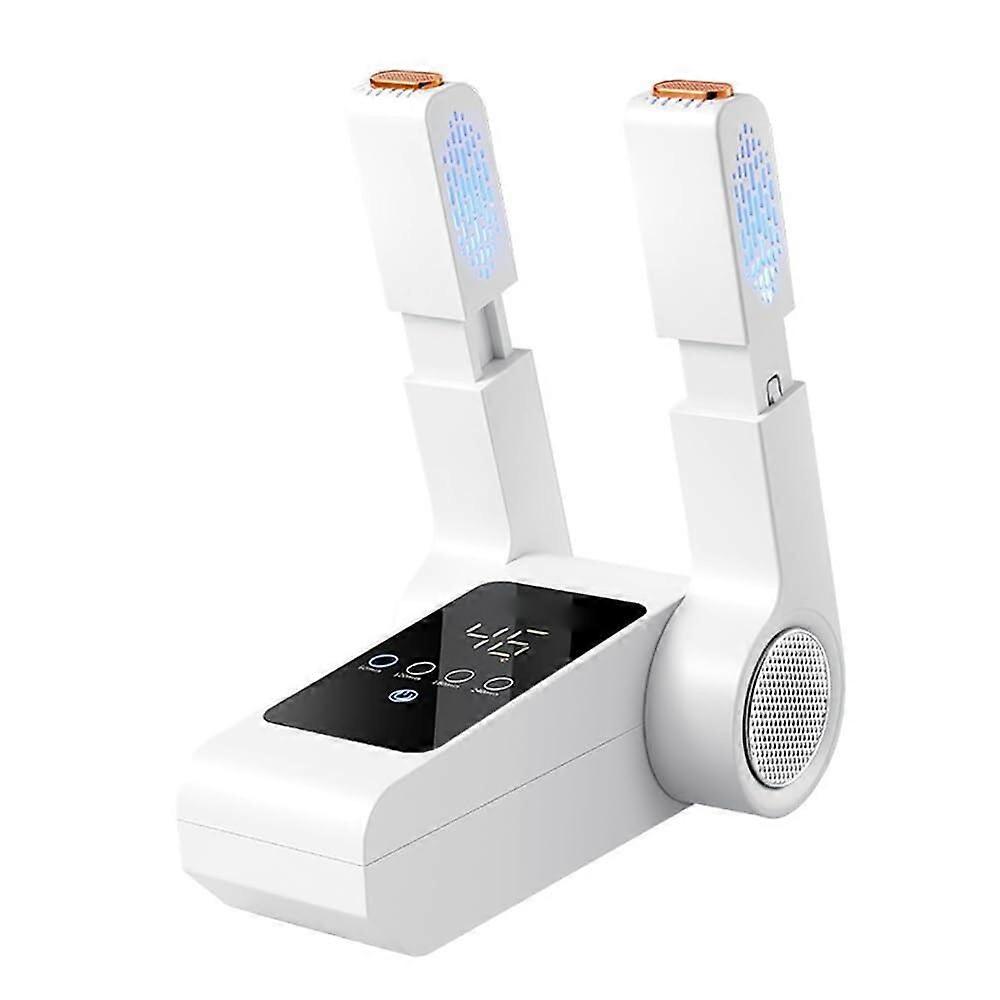 Boot Dryer with Adjustable Timer, 360° Hot Air Circulation, Foldable Design for Shoes Boots Gloves