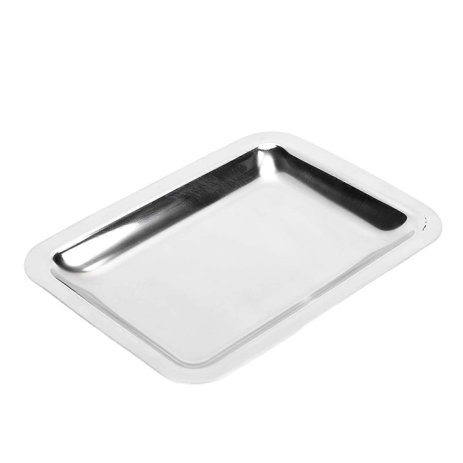 304 Stainless Steel Serving Tray Rectangular Glossy Finish for Sushi Dessert Appetizers Kitchen