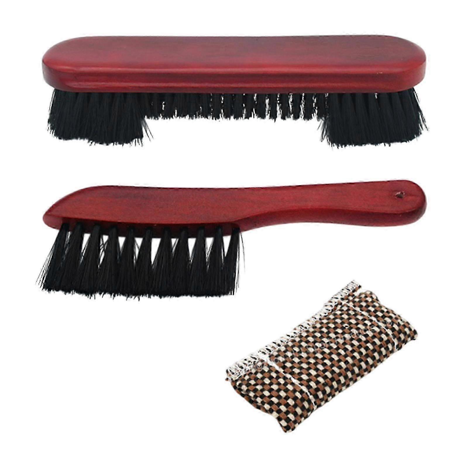 Pool Table Brush Set Pool Snooker Wooden Handles Portable Cleaning Tools Kit