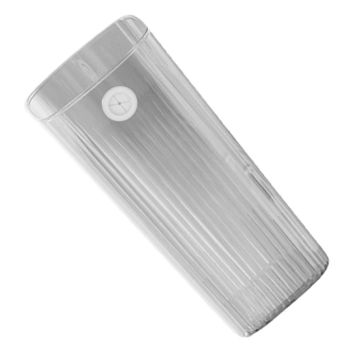 Transparent Grey Trash Can with Durable PP Construction for Kitchen Bathroom Office and Bedroom