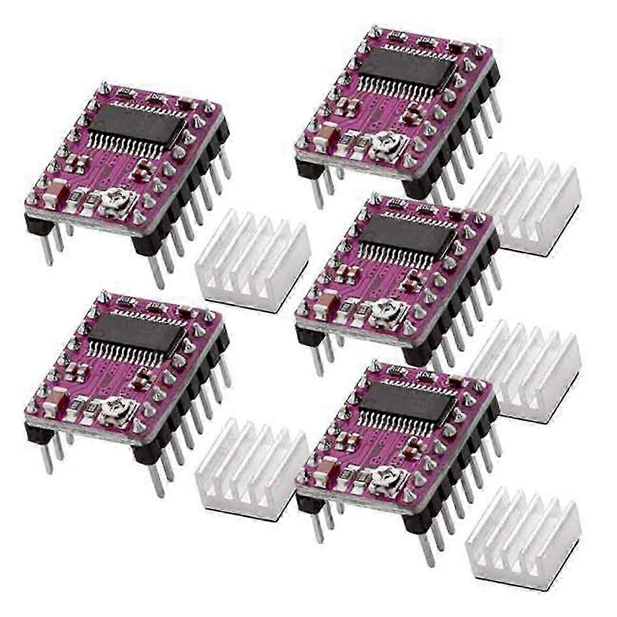 5Pcs Stepper Motor Driver Board StepStick DRV8825 Stepping Driver Controller Step Engine Module Rad