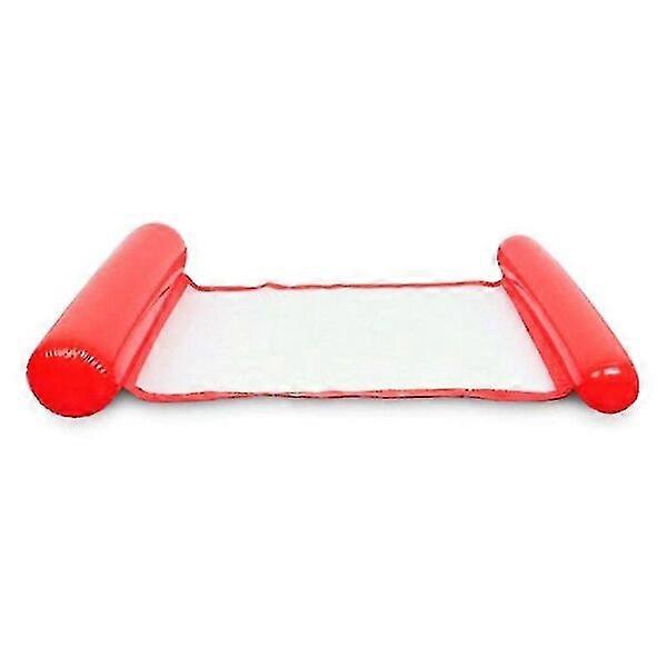 Inflatable Pool Mattress, Red Inflatable Type, 1 Piece, Pool Float Bed