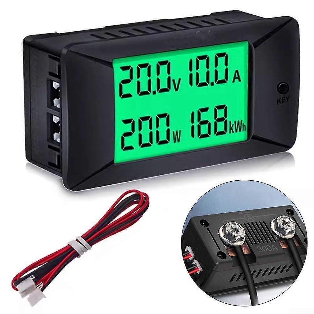 Multifunction DC Panel Meter with Large LCD Display and Reverse Flow Detection for Cabinets