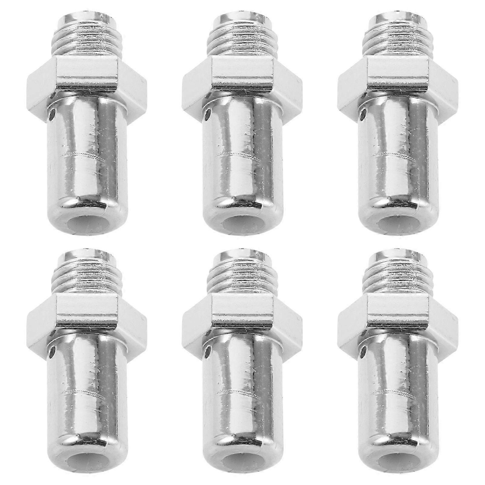 Fire Extinguisher Nozzle Water-Based Plastic Accessory for Bottle 6Pcs Silver