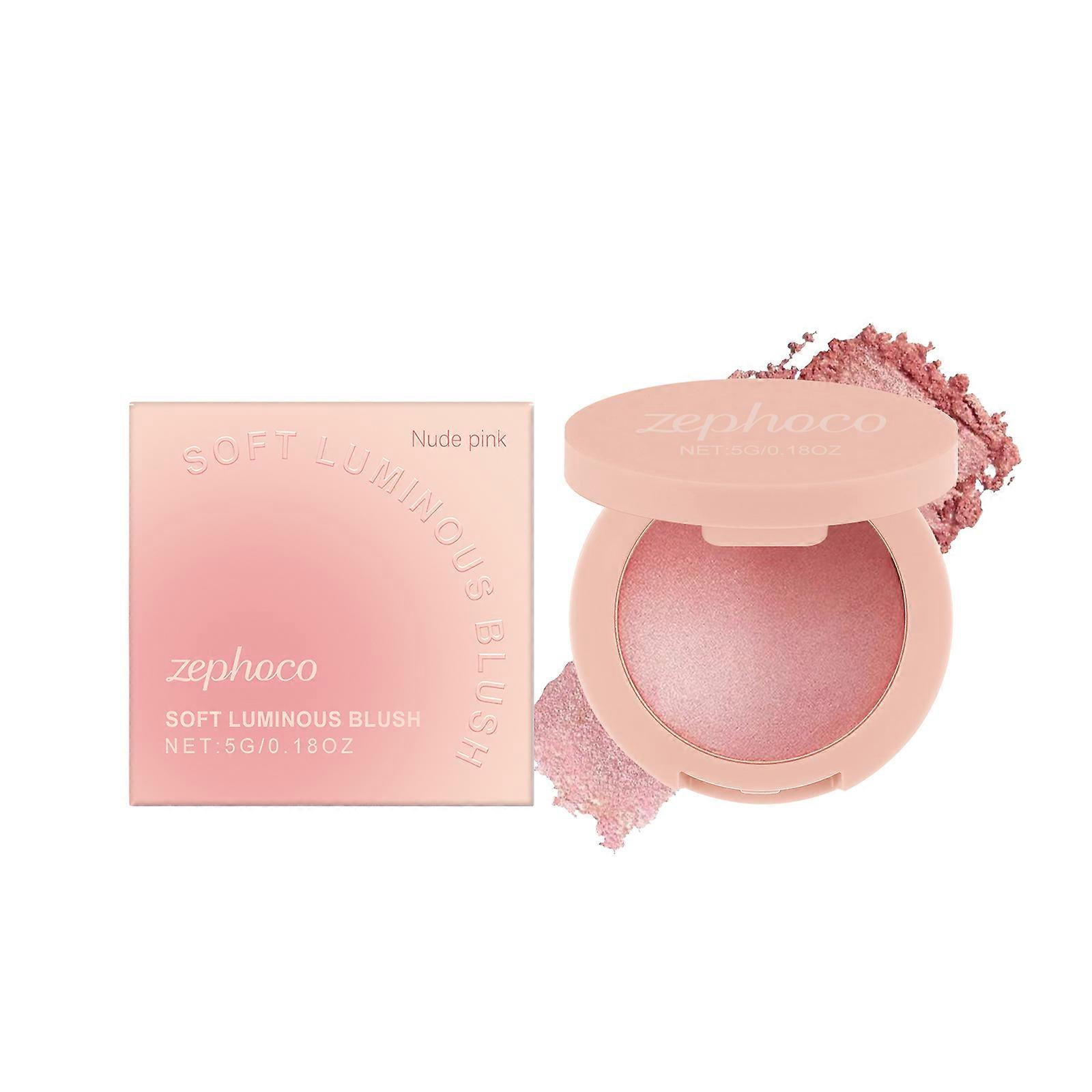 Zephoco Nude Pink Blush - Creates A Natural, Radiant, And Delicate Look
