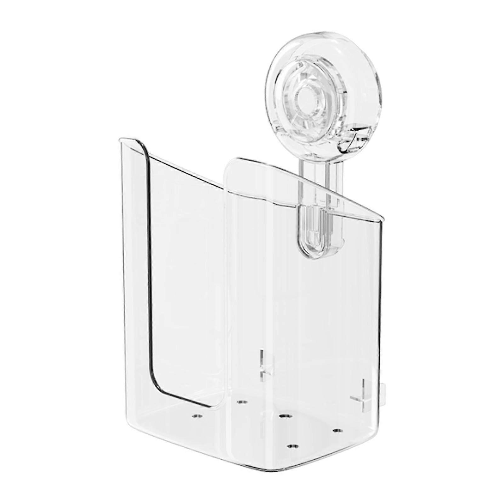 Wall Mounted Wipe Dispenser with Transparent Window, Refillable Bathroom Wipes Holder MoistureProof
