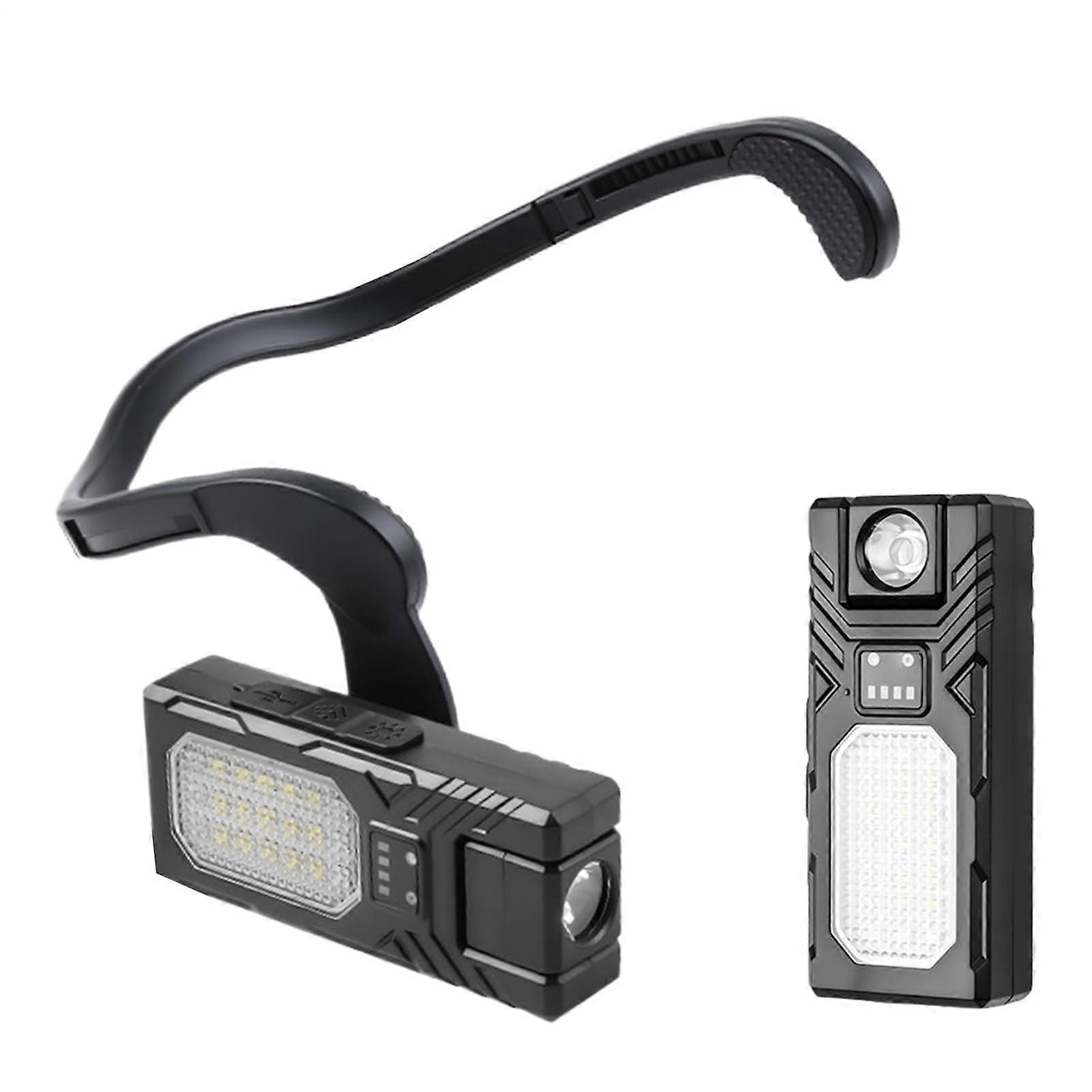 LED Rechargeable Headlamp with Ergonomic EarWorn Design, Triple Light Source for Camping and Hunting