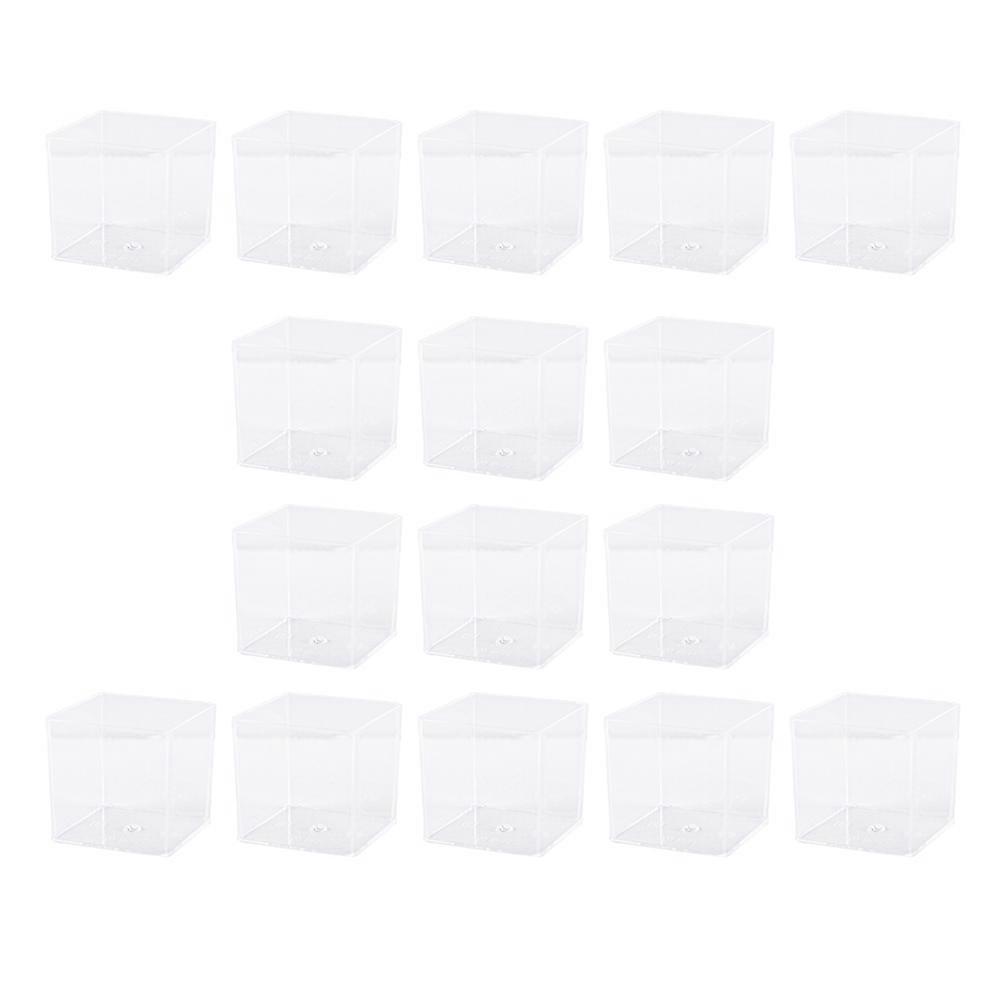 Pudding Cups Transparent Pudding Containers for Home 30Pcs PP