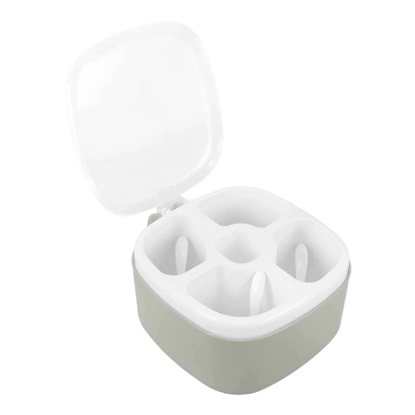 Divided Spice Box Kitchen Spice Container for Multi-Function Use 1Set