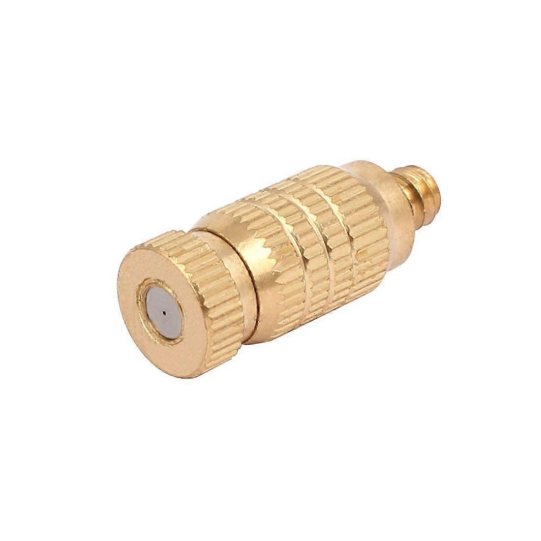 0.3mm Brass Mist Nozzle 25mm Length Gold Tone Fine Atomization Durable Spray